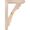 Ekena Millwork Olympic Craftsman Smooth Bracket w/ Offset Brace, Douglas Fir, 5 1/2"W x 24"D x 36"H BKT0604X24X36OLY04SDF - alternate 2